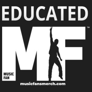 Educated MF - Unisex Organic French Terry Pullover Hoodie Design