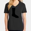 Ladies Core Cotton V-Neck Tee Thumbnail